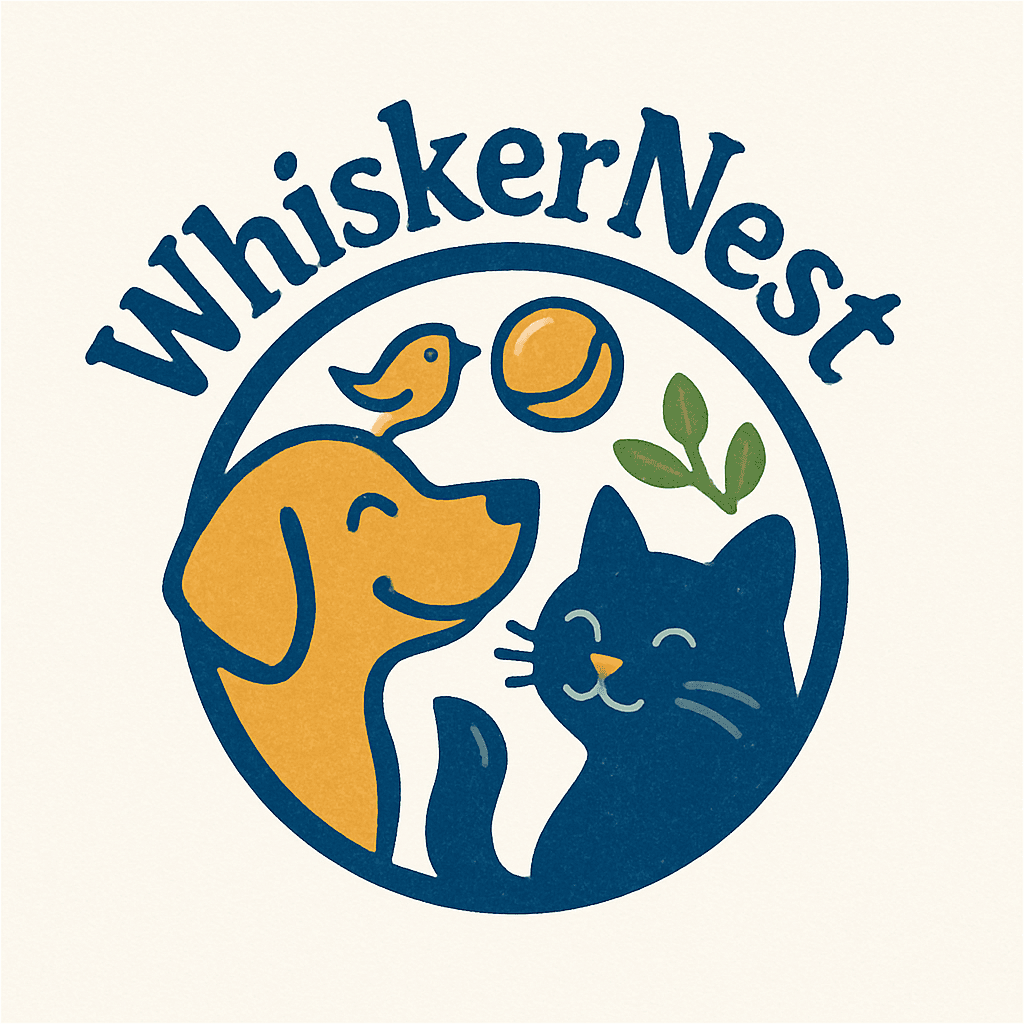 WhiskerNest Happy Pets Logo