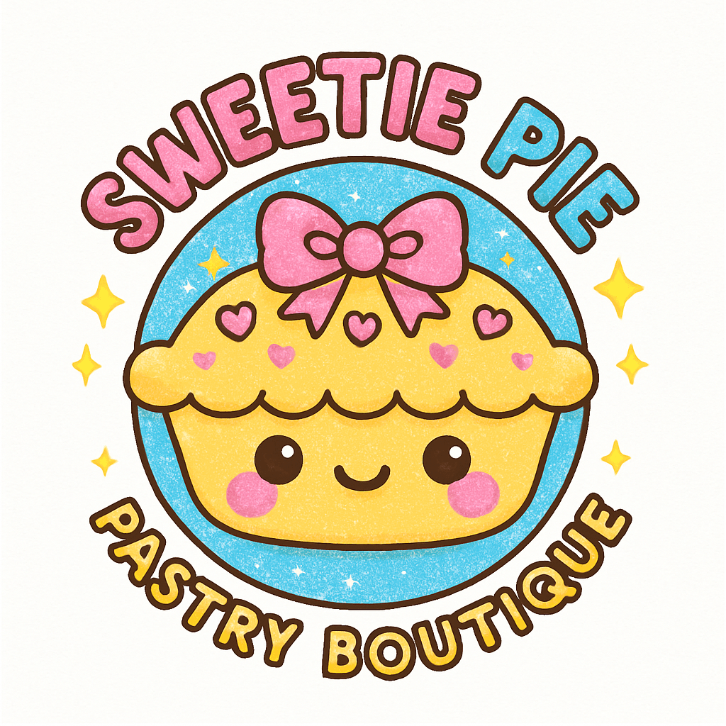 Cute Sweetie Pie Pastry Boutique Logo