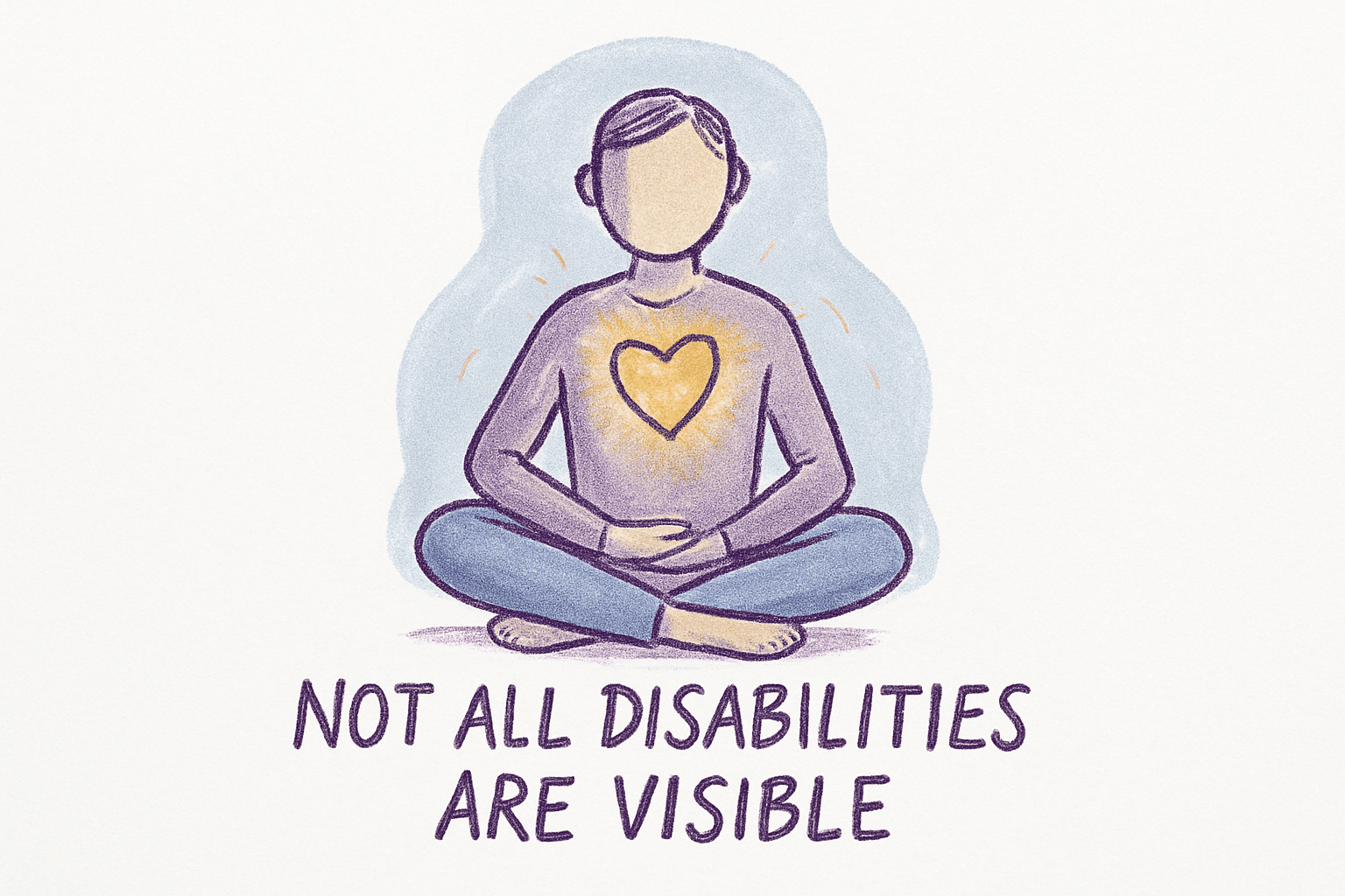 Invisible Disabilities Awareness Illustration