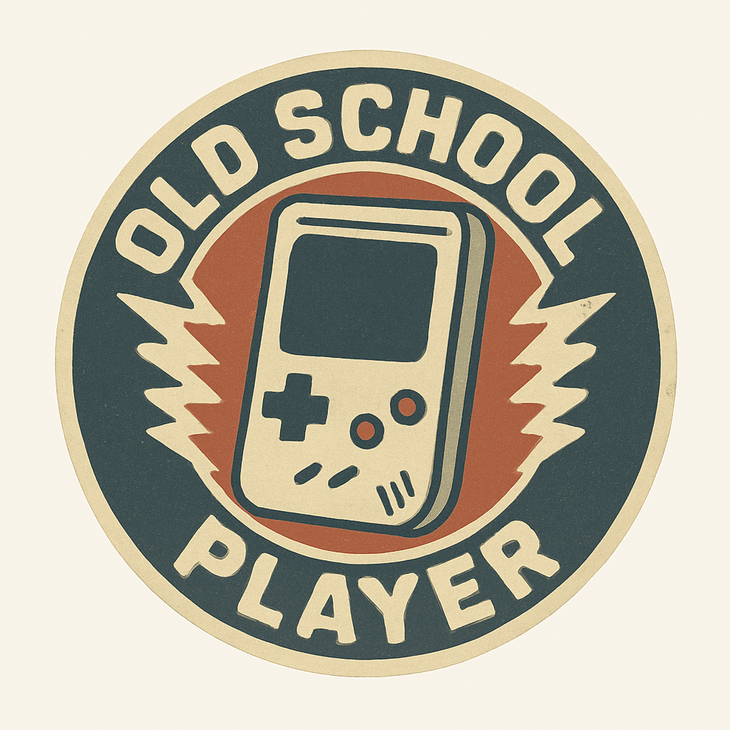 Retro Game Console Old School Player Sticker