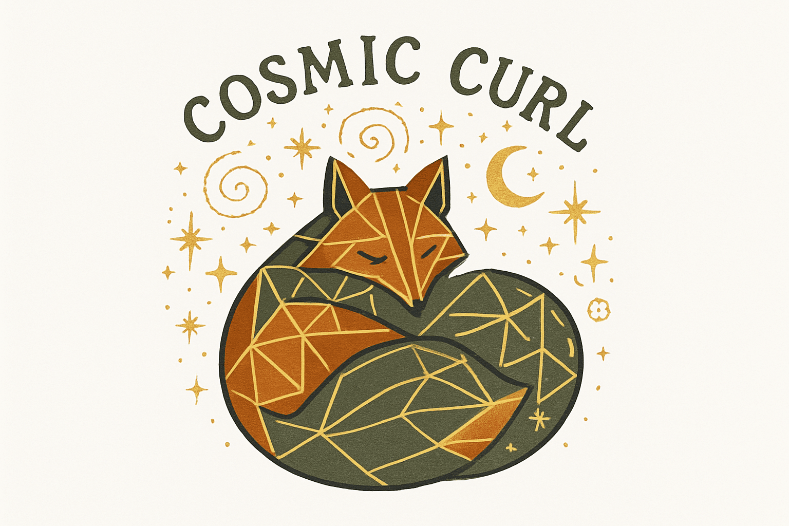 Geometric Fox Curling Under Cosmic Stars