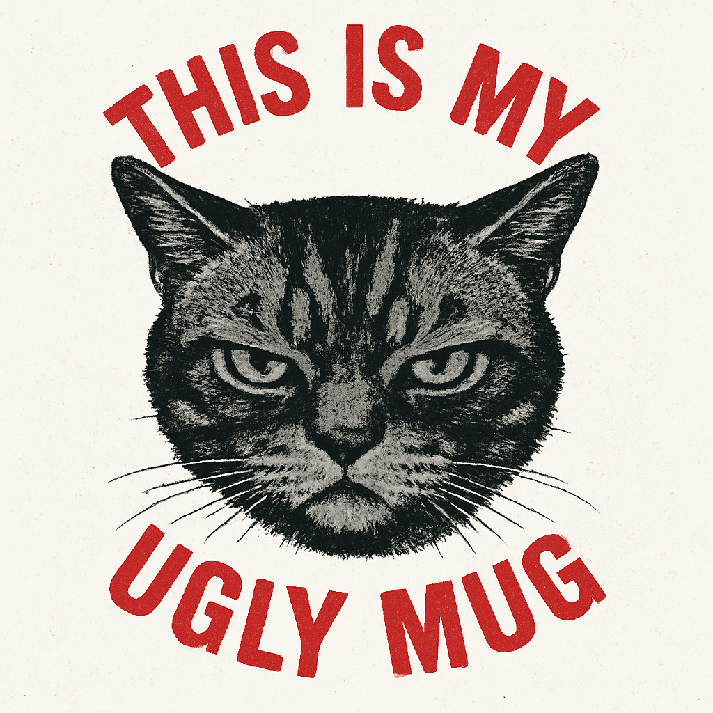 Grumpy Cat 'This Is My Ugly Mug' Design