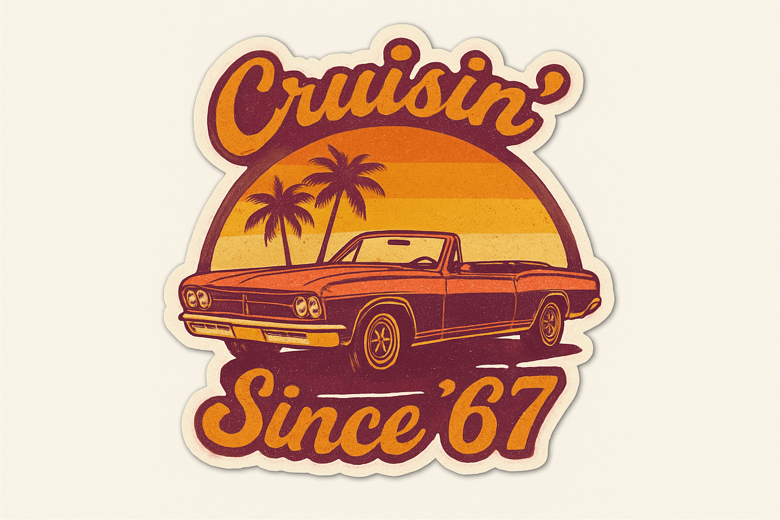 Vintage Convertible Cruisin' Since 1967