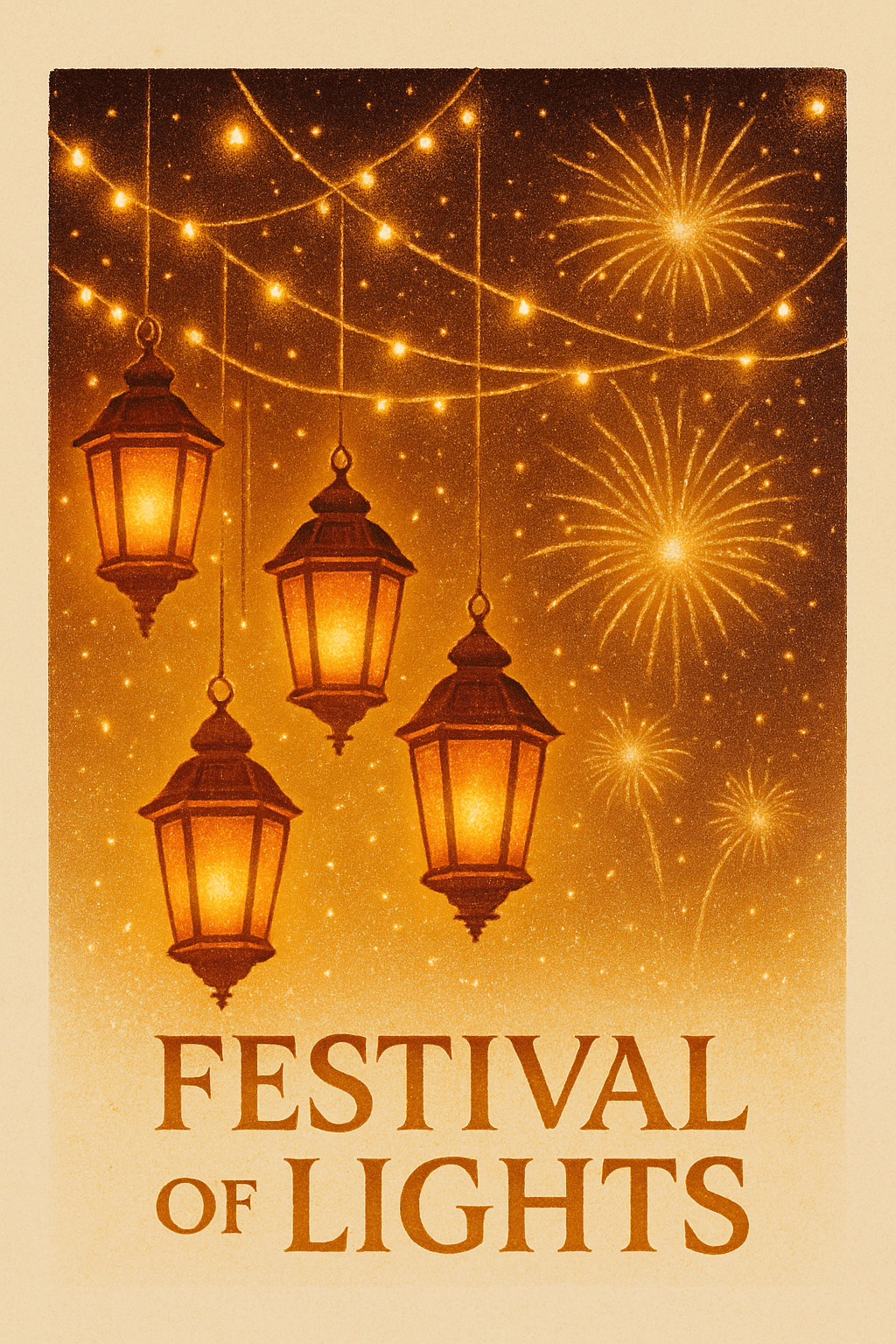 Warm Festival of Lights Lantern Celebration