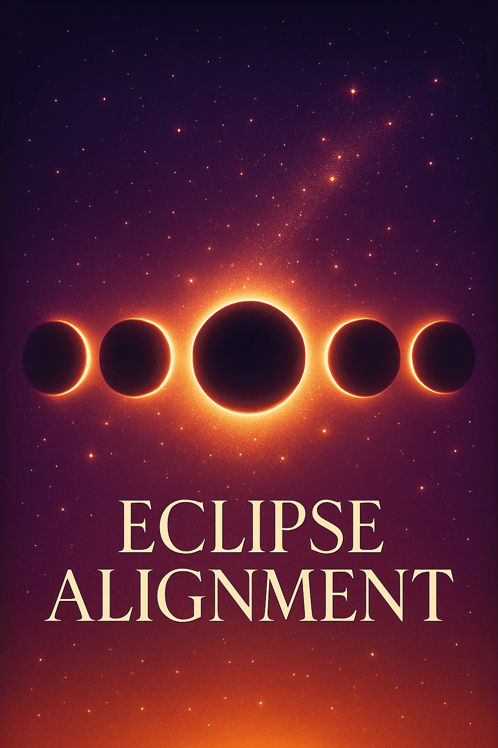Celestial Eclipse Alignment Poster