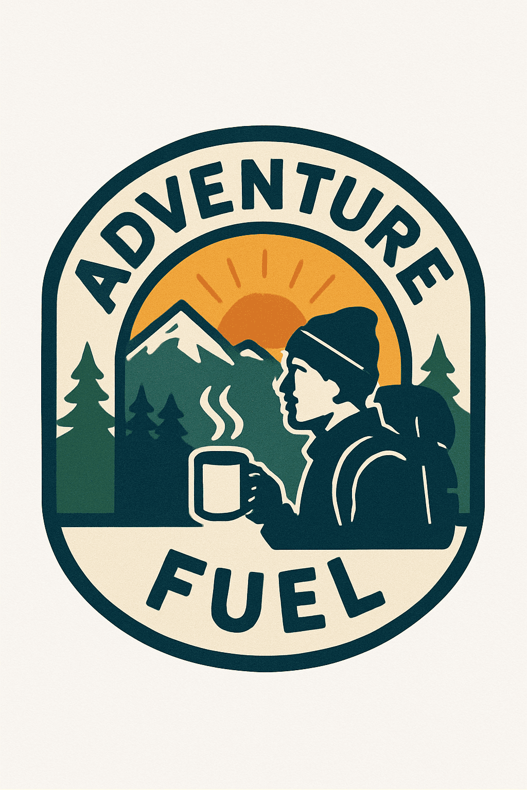 Adventure Fuel: Hiker Enjoying Morning Coffee