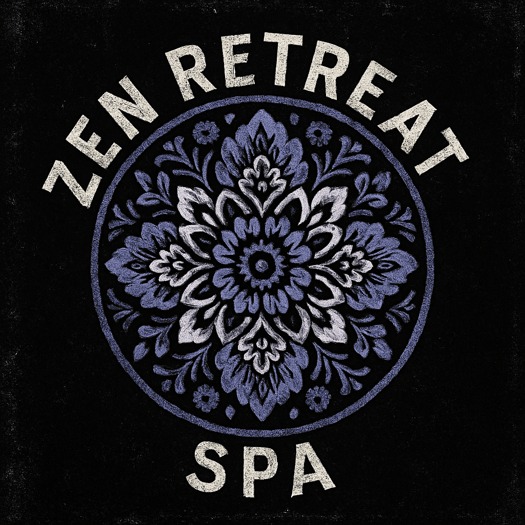 Elegant Zen Retreat Mandala Spa Logo