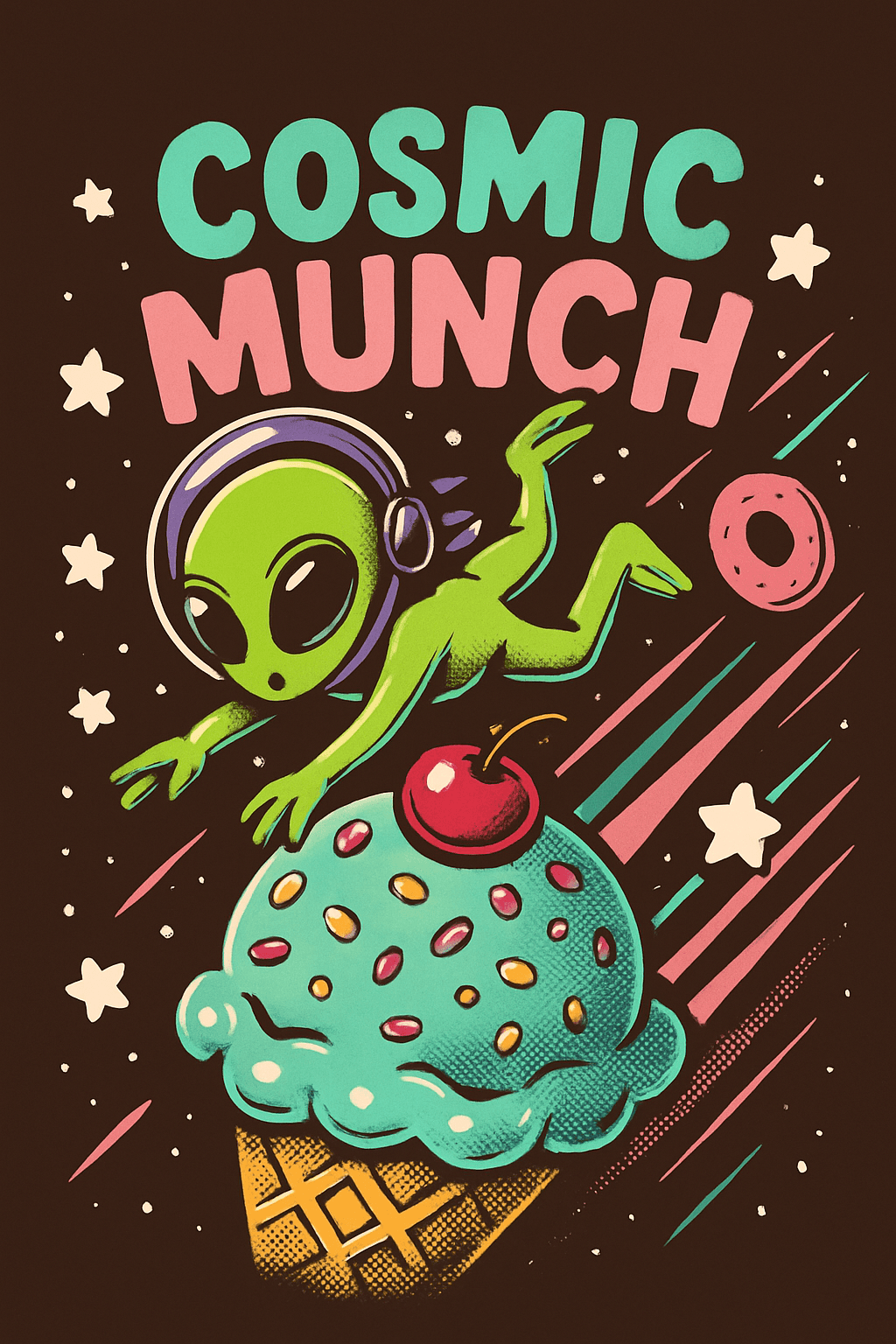 Cosmic Alien Ice Cream Adventure