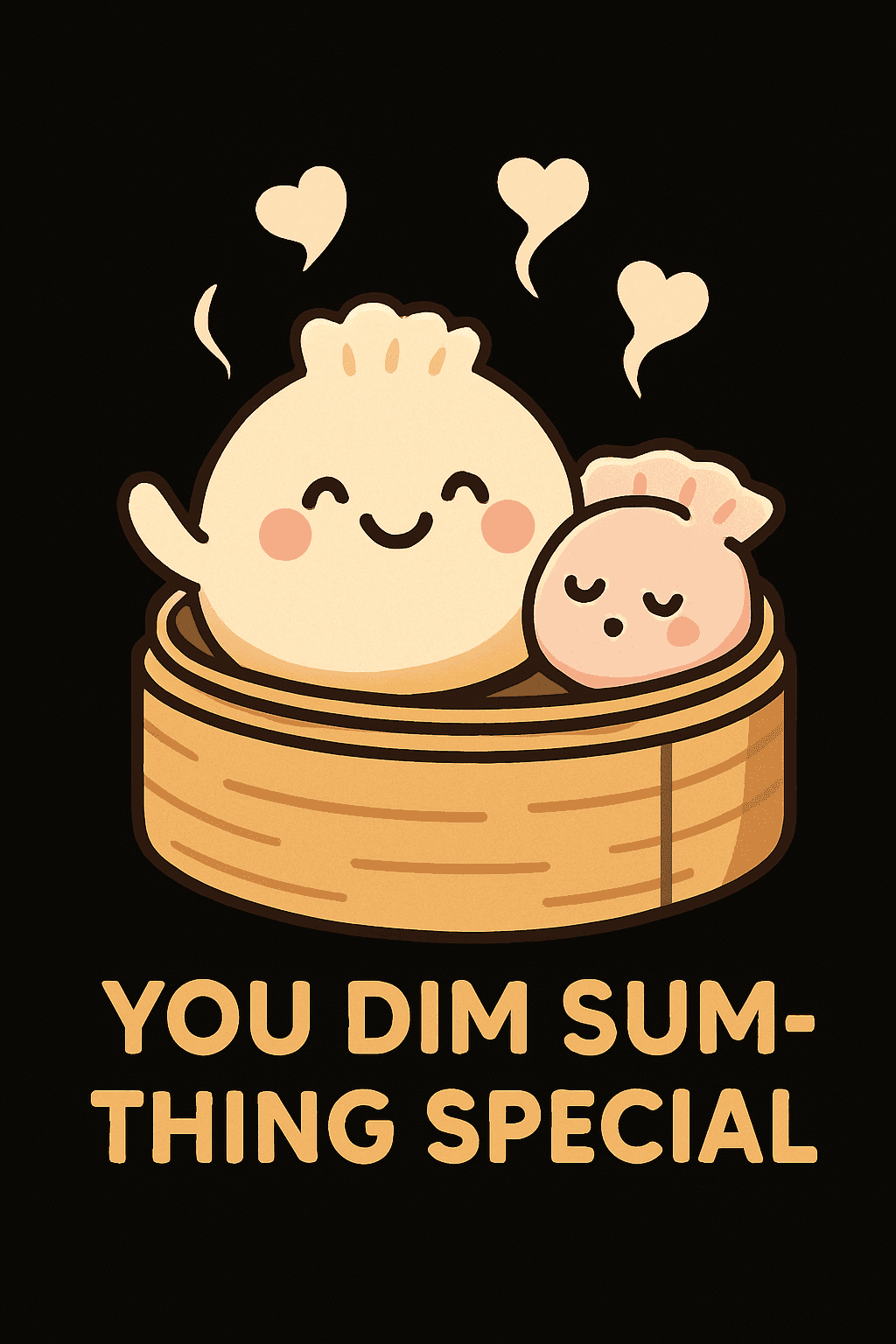 Cute Dim Sum Love Pun Tee