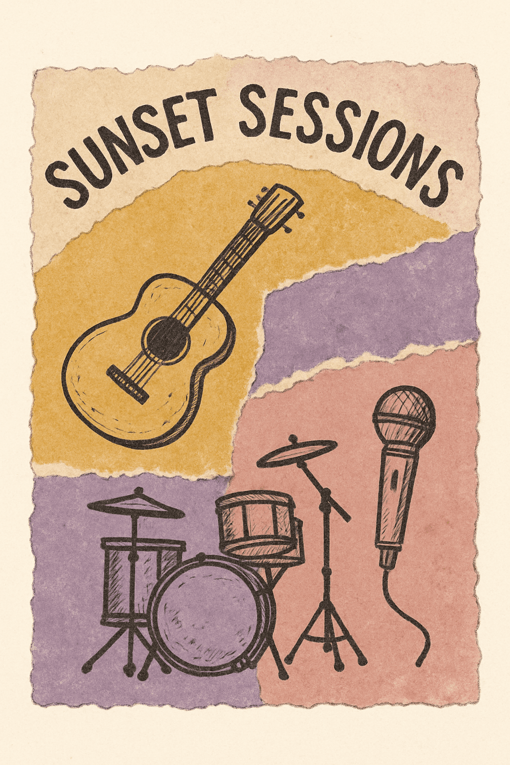 Sunset Sessions Music Jam Poster
