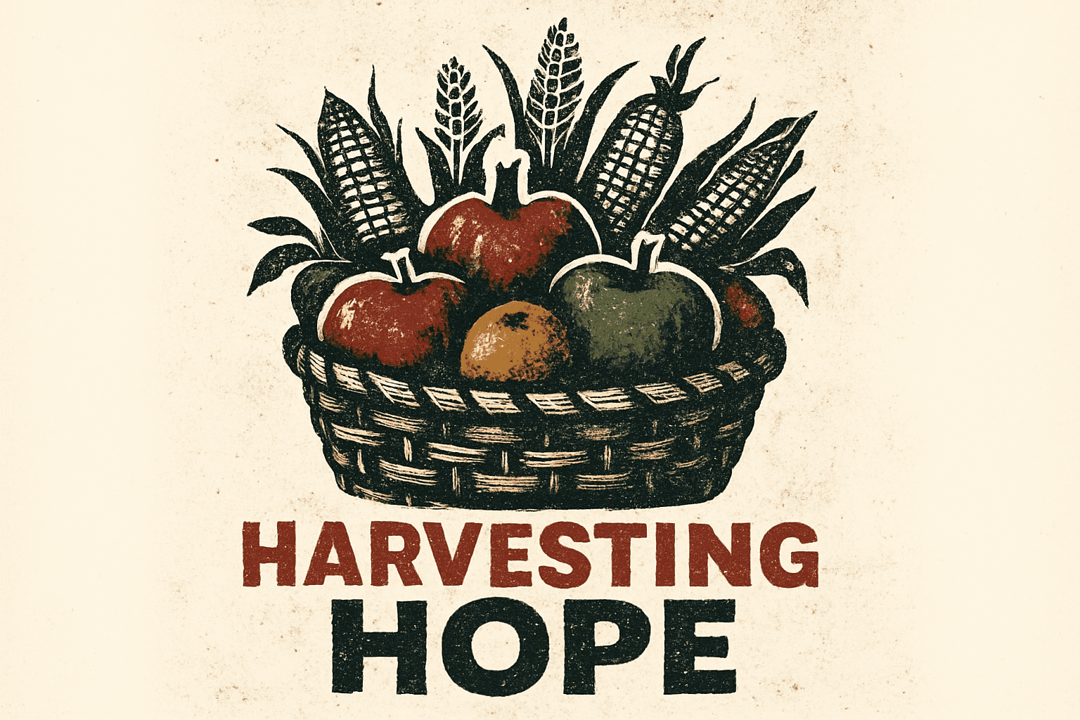 Harvesting Hope Basket with Autumn Veggies