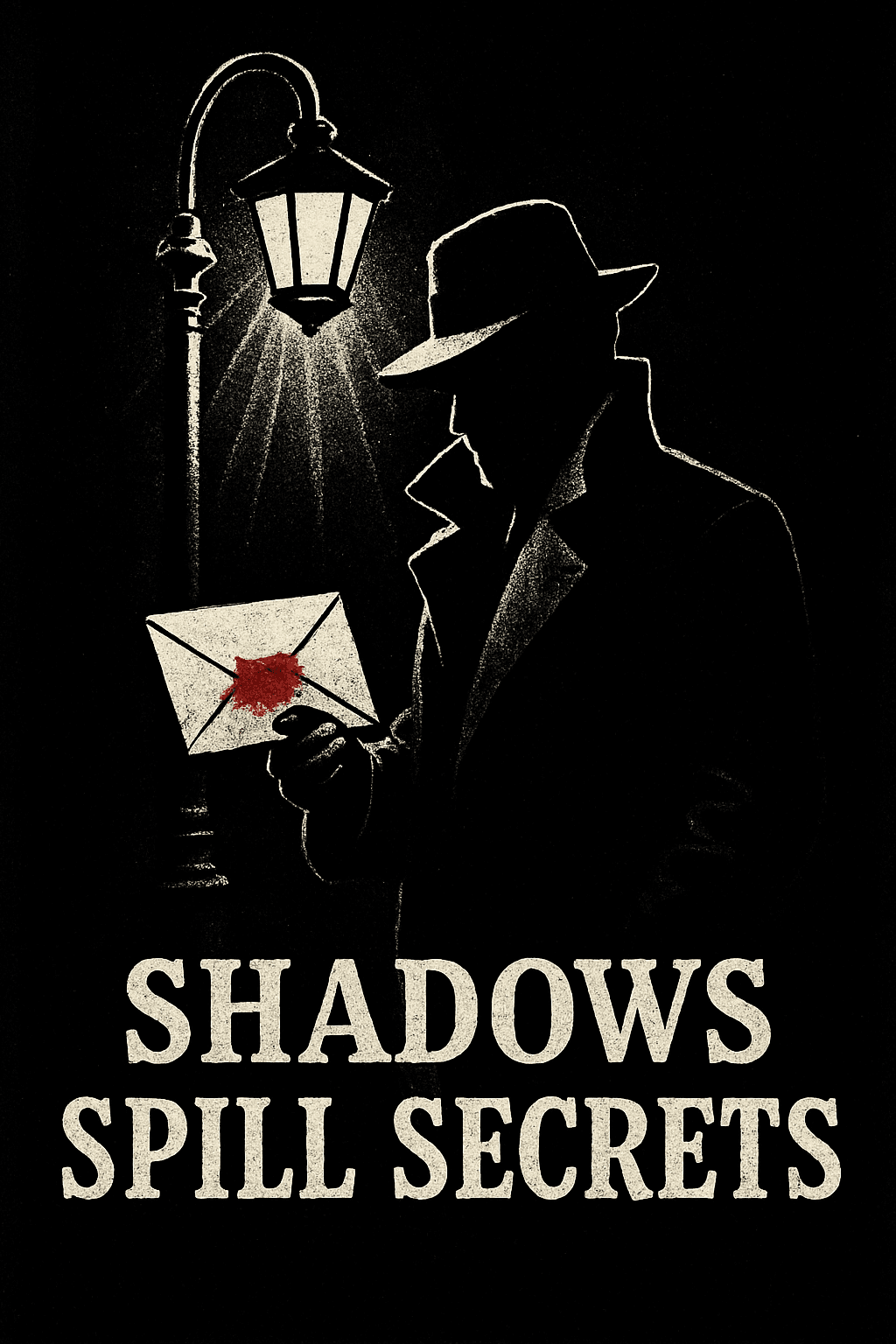 Noir Detective with Secret Letter