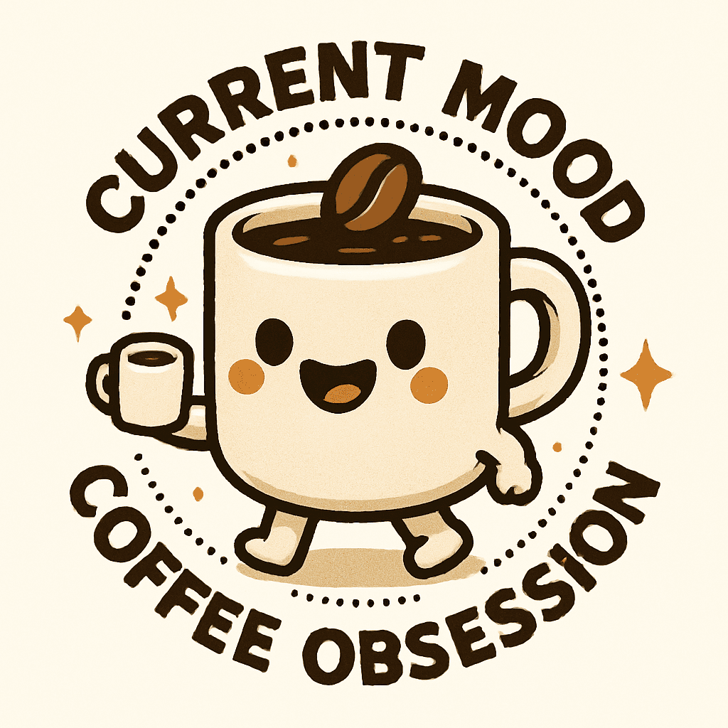 Cute Coffee Cup with Coffee Obsession Mood