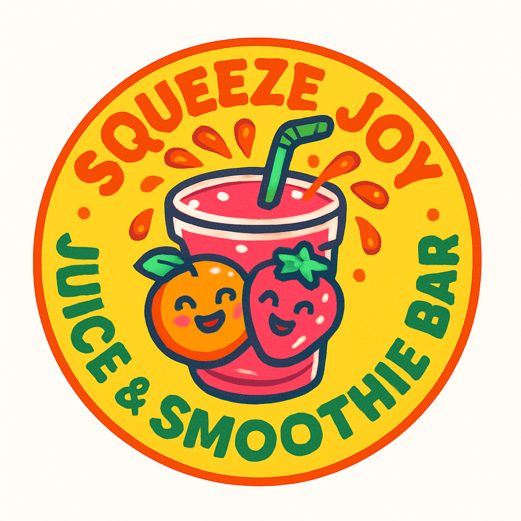 Cheerful Juice & Smoothie Bar Logo
