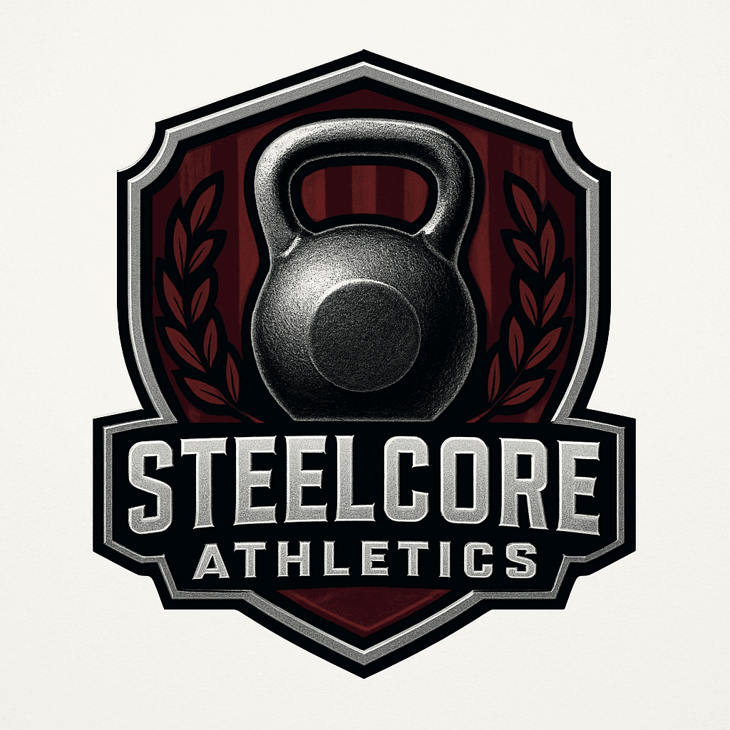 Steelcore Athletics Kettlebell Shield Logo