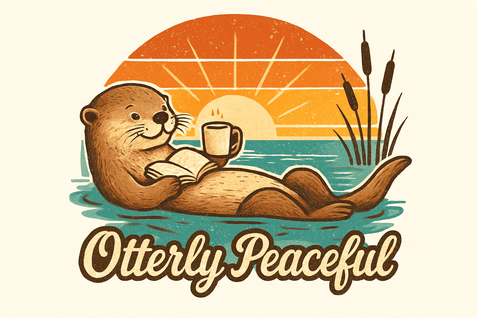 Otterly Peaceful Sunset Relaxation