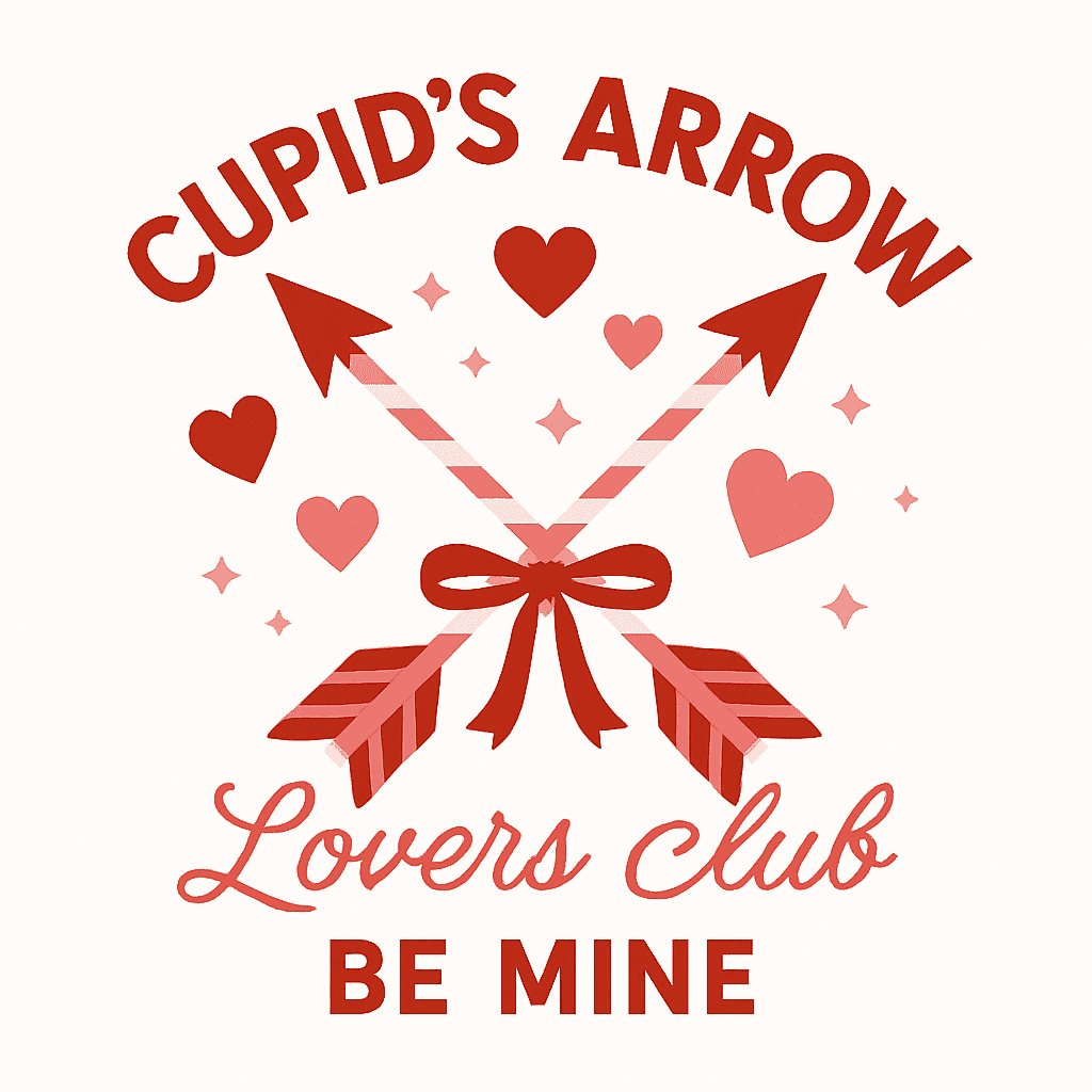 Cupid's Arrow Lovers Club Valentine Design