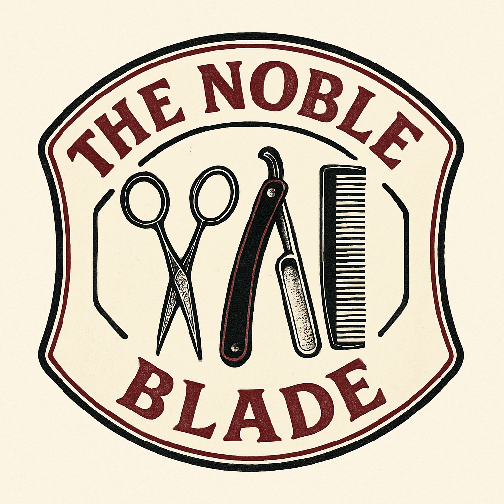 The Noble Blade Classic Barber Logo