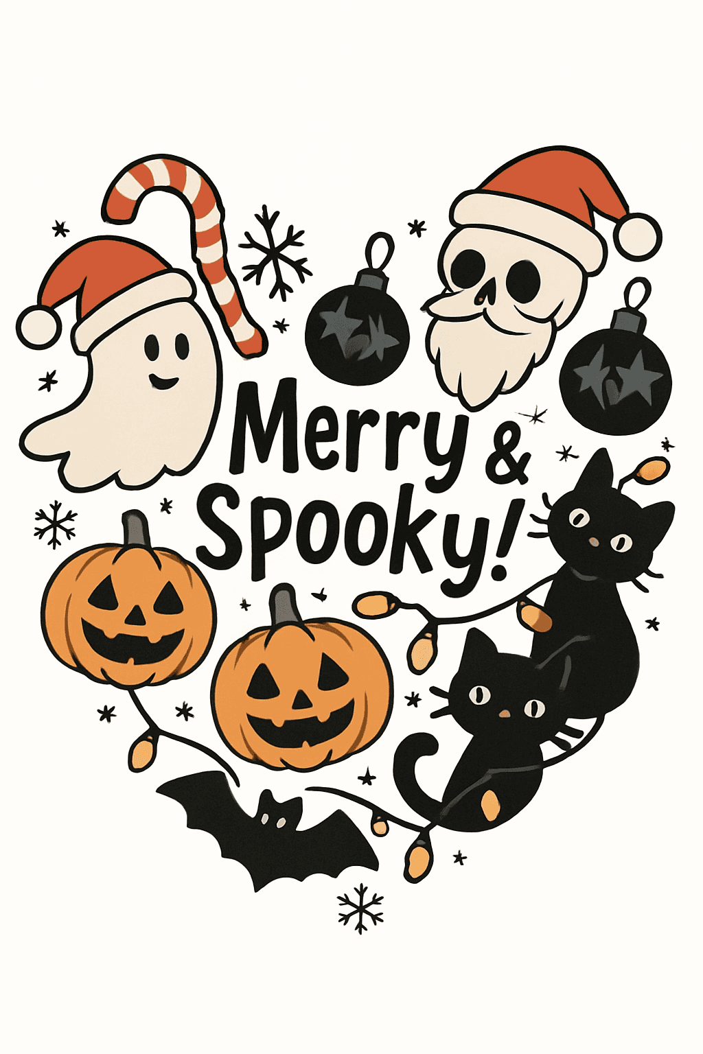 Merry & Spooky Halloween Christmas Mashup