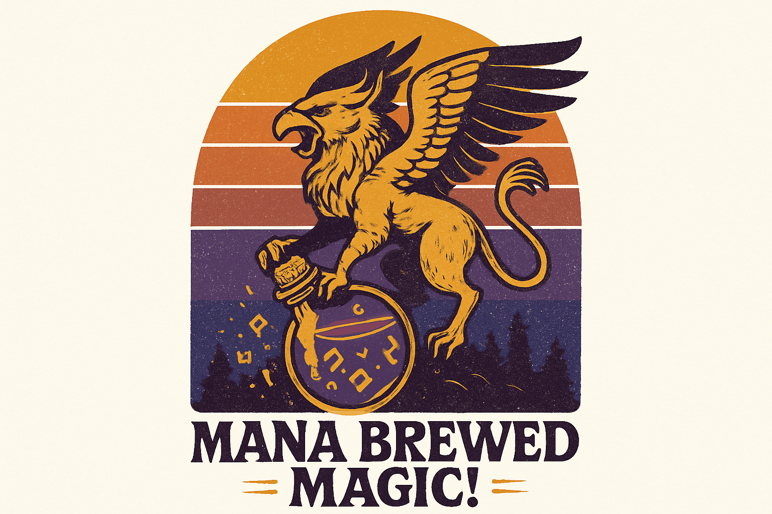 Vintage Gryphon Brewing Magical Mana Potion