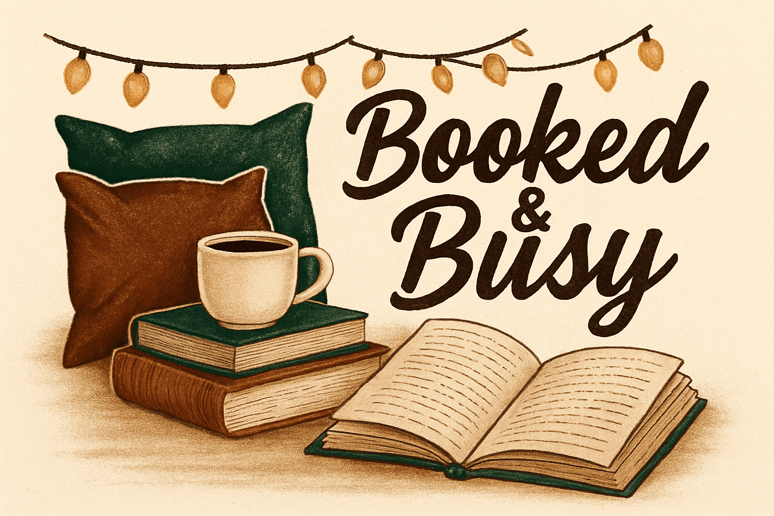 Cozy Book Lover's Mug Design